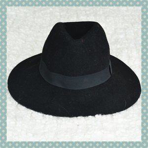 Forever 21 100% Wool Black Fedora